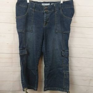 Old Navy Maternity Stretch Jeans Cargo LG REG